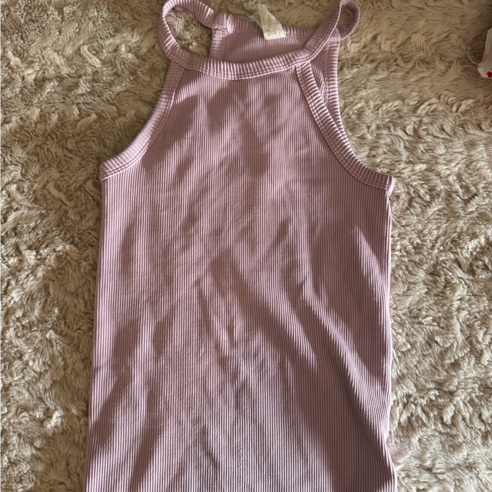 Nikibiki Lilac Ribbed Tank Top
